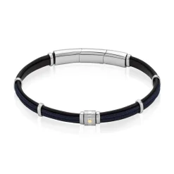 Bracelet Jourdan Cuir Noir