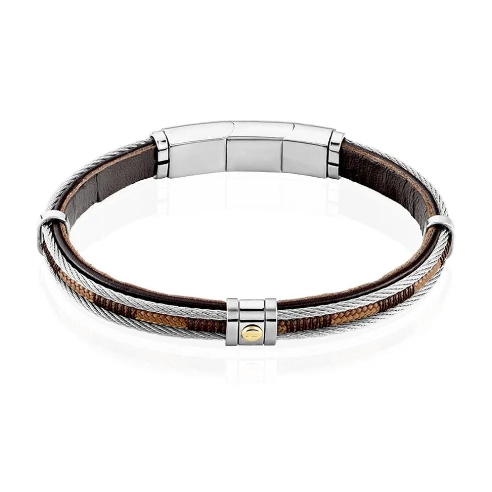 Bracelet Jourdan Egra Acier Bicolore