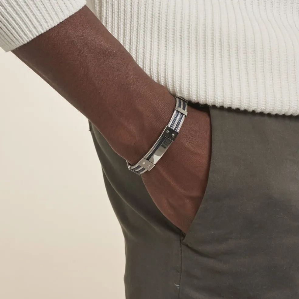 Bracelet Jourdan Herens Acier Blanc