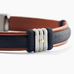 Bracelet Jourdan Orso Cuir Multicolore