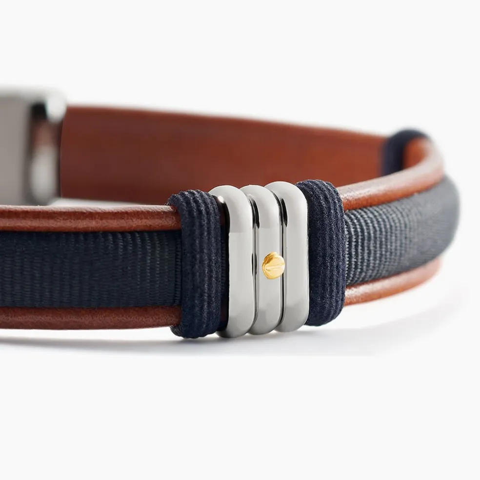 Bracelet Jourdan Orso Cuir Multicolore