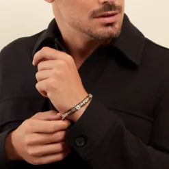 Bracelet Jourdan Priam Acier Bicolore