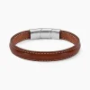 Bracelet Jourdan Rupert Cuir Marron