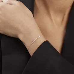 Bracelet Judith Argent Blanc Oxyde De Zirconium