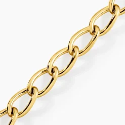 Bracelet Justinien Acier Doré