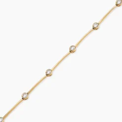 Bracelet Kaelig Plaqué Or Jaune Oxyde De Zirconium