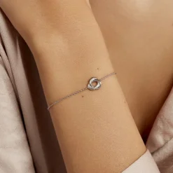 Bracelet Kaelya Argent Blanc