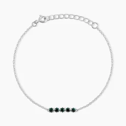 Bracelet Karrie Argent Blanc Oxyde De Zirconium