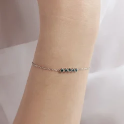 Bracelet Karrie Argent Blanc Oxyde De Zirconium