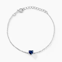 Bracelet Kelvyn Argent Blanc Oxyde