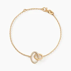 Bracelet Kimberlie Plaqué Or Jaune Oxyde De Zirconium