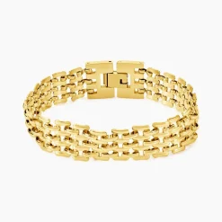 Bracelet Lady Code Acier Jaune