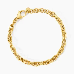Bracelet Lady Code Acier Jaune