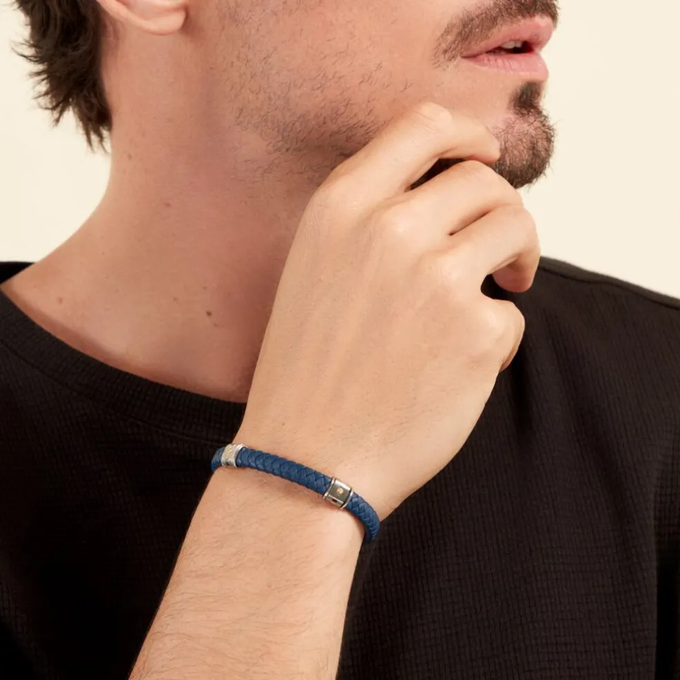 Bracelet Laiba Or Acier Bicolore