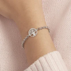 Bracelet Lao Argent Blanc