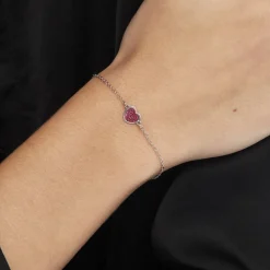 Bracelet Lara Argent Blanc