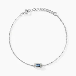 Bracelet Laurine Argent Blanc Oxyde De Zirconium