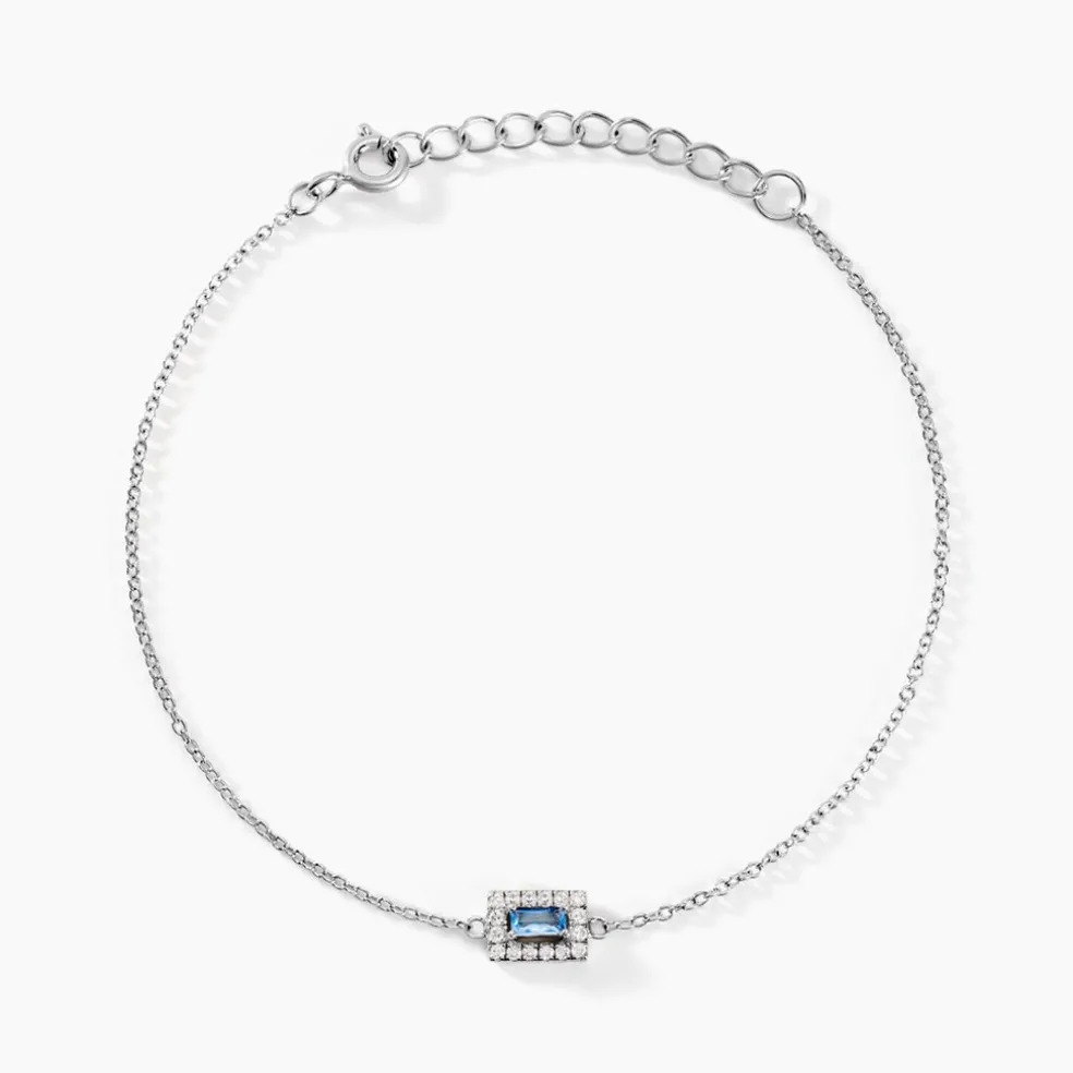 Bracelet Laurine Argent Blanc Oxyde De Zirconium