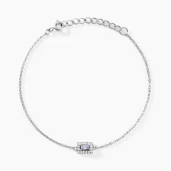 Bracelet Laurine Argent Blanc Oxyde De Zirconium