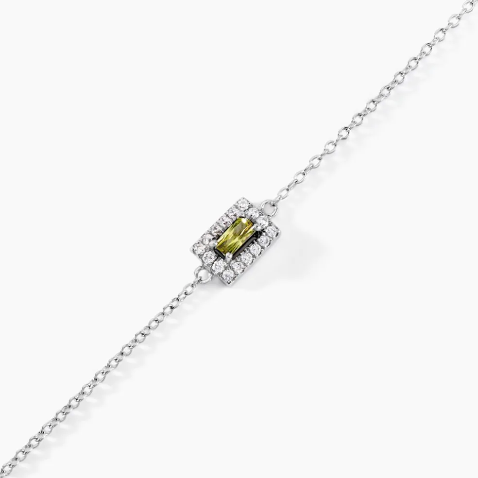 Bracelet Laurine Argent Blanc Oxyde De Zirconium