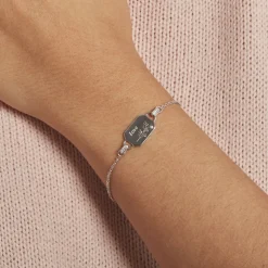 Bracelet Lenus Argent Oxydes De Zirconium