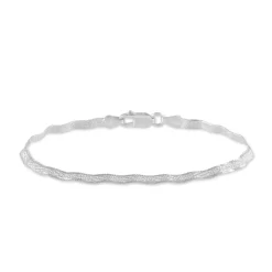 Bracelet Leonte Argent Blanc