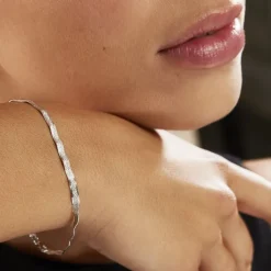 Bracelet Leonte Argent Blanc