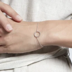 Bracelet Lidig Argent Oxyde De Zirconium