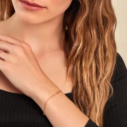 Bracelet Lipa Argent Rose Oxyde De Zirconium