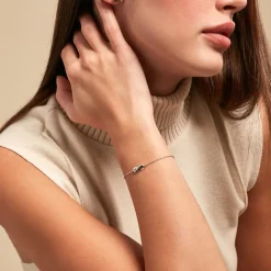 Bracelet Liraz Argent Blanc Oxyde De Zirconium