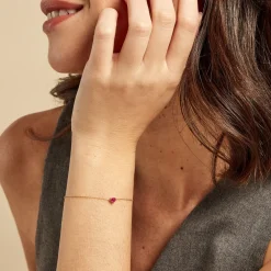 Bracelet Livius Or Jaune Rubis