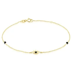 Bracelet Look At Me Or Jaune Oxyde De Zirconium Spinelle