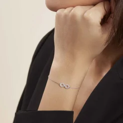 Bracelet Lou Argent Blanc Oxyde De Zirconium