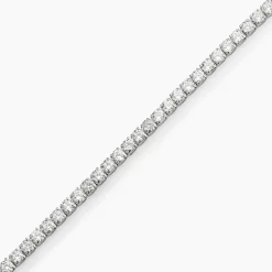 Bracelet Lou-anne Argent Blanc Oxyde De Zirconium Blanc