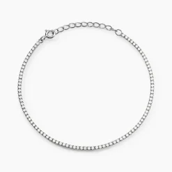 Bracelet Lou-anne Argent Blanc Oxyde De Zirconium