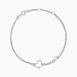 Bracelet Louise Or Blanc Diamant