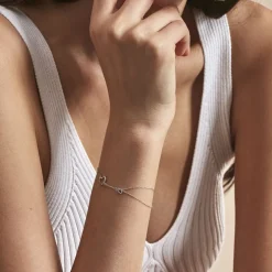 Bracelet Louise Or Blanc Diamant