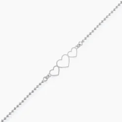 Bracelet Love Love Argent Blanc