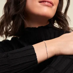 Bracelet Luciane Argent Blanc Oxyde De Zirconium