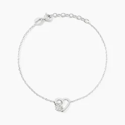 Bracelet Lucianna Argent Blanc Oxyde De Zirconium