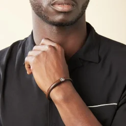 Bracelet Luciene Or Acier Bicolore