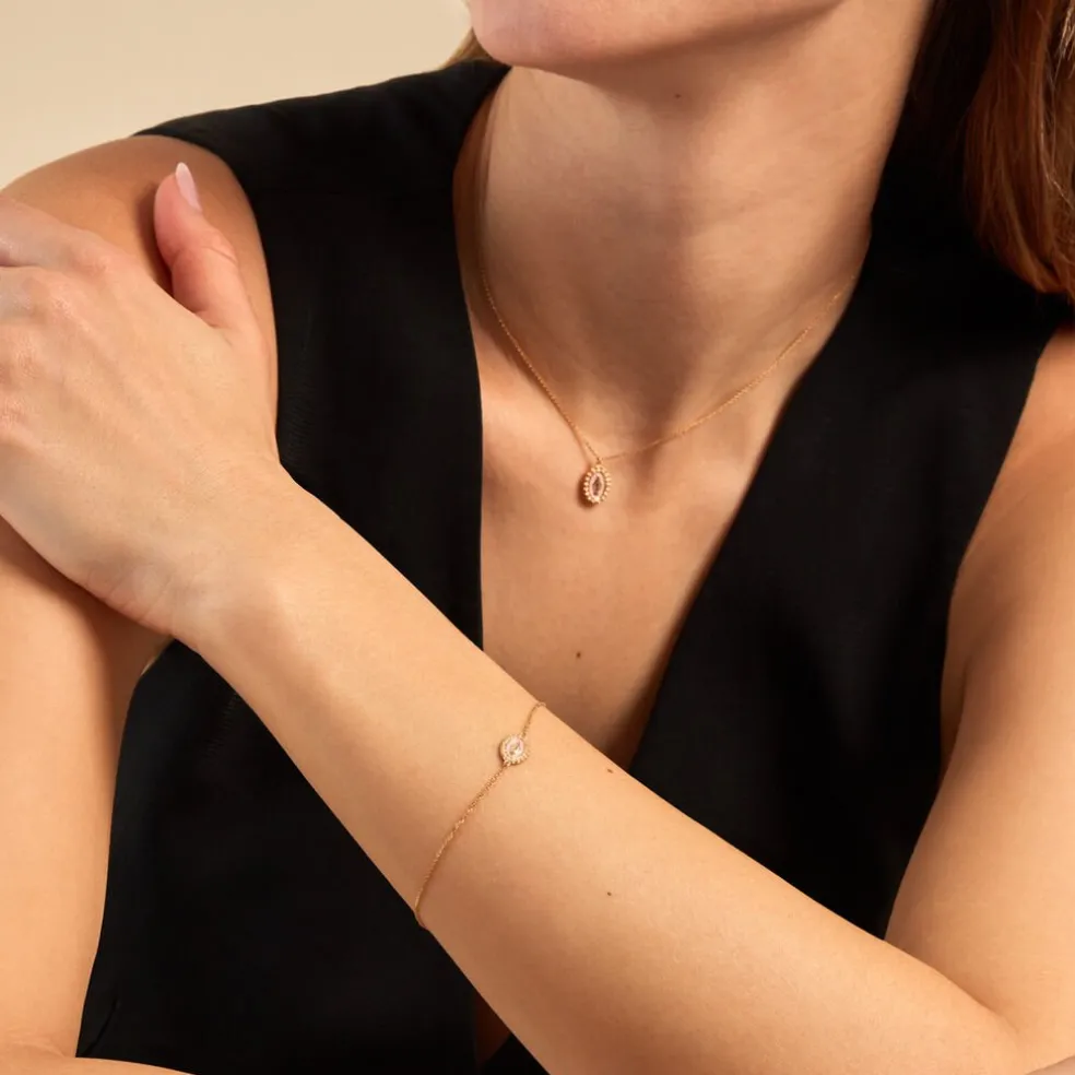 Bracelet Lueur Coloree Or Jaune