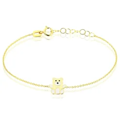 Bracelet Mae Ourson Or Jaune