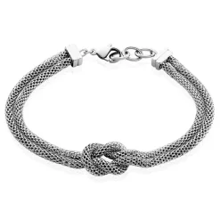 Bracelet Mahaca Acier Blanc