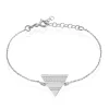 Bracelet Mahala Argent Blanc