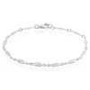 Bracelet Mahee Maille Filigrane Argent Blanc