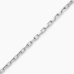 Bracelet Maille Donte Argent Blanc