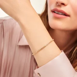 Bracelet Maille Jerry Or Jaune