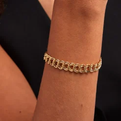 Bracelet Maille Jocky Or Jaune