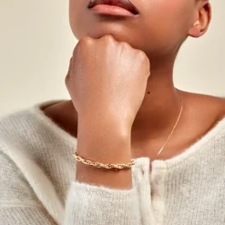 Bracelet Maille Jodie Or Jaune